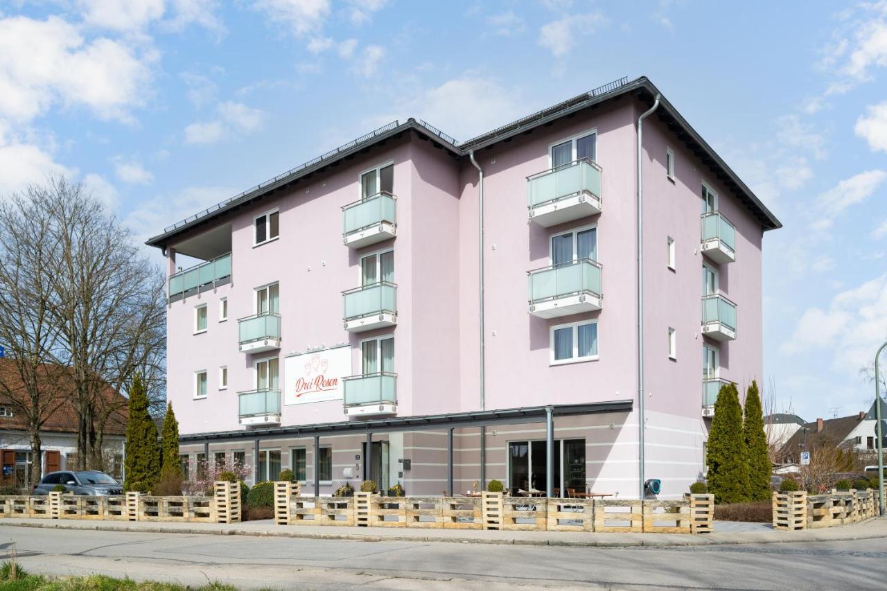 Hotel Drei Rosen Moosburg an der Isar Екстериор снимка